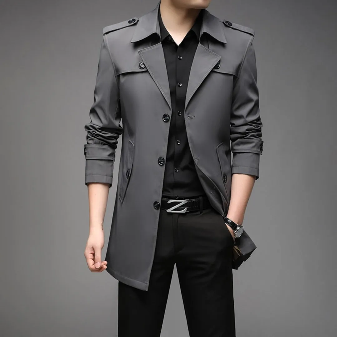 Men's Stylish Trench Coat - Waterproof & Windproof sold by Elvoria London product image thumbnail 4