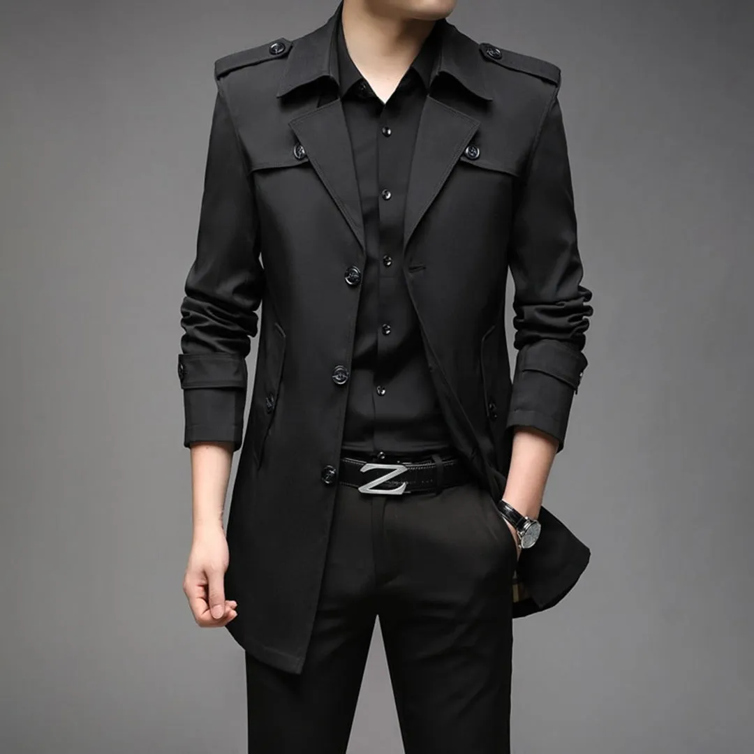 Men's Stylish Trench Coat - Waterproof & Windproof sold by Elvoria London product image thumbnail 2