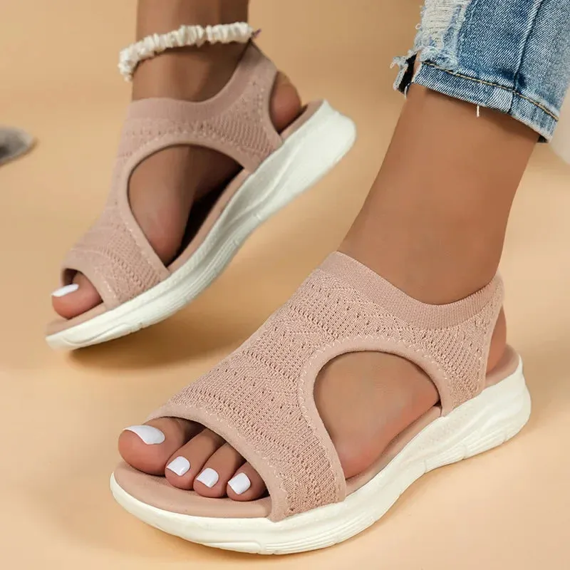 Breathable Orthopaedic Slip-On Sandals for Women sold by Elvoria London