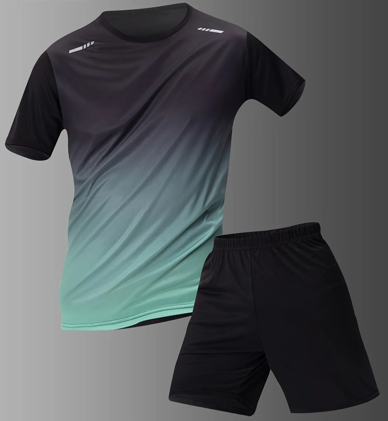 Sports T-Shirt and Shorts Set for Men sold by Elvoria London