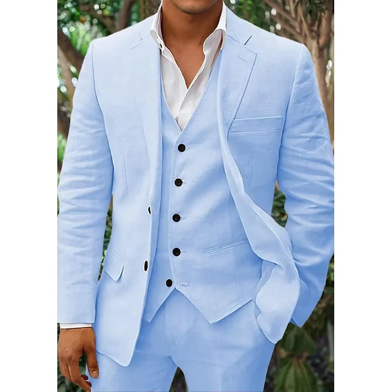 Stylish Three-Piece Wedding Suit for Men sold by Elvoria London
