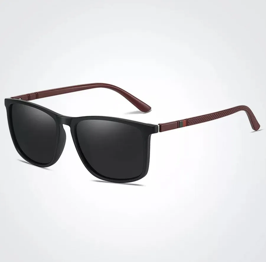 Luxury Polarized Square UV400 Sunglasses for Men sold by Elvoria London product image thumbnail 3
