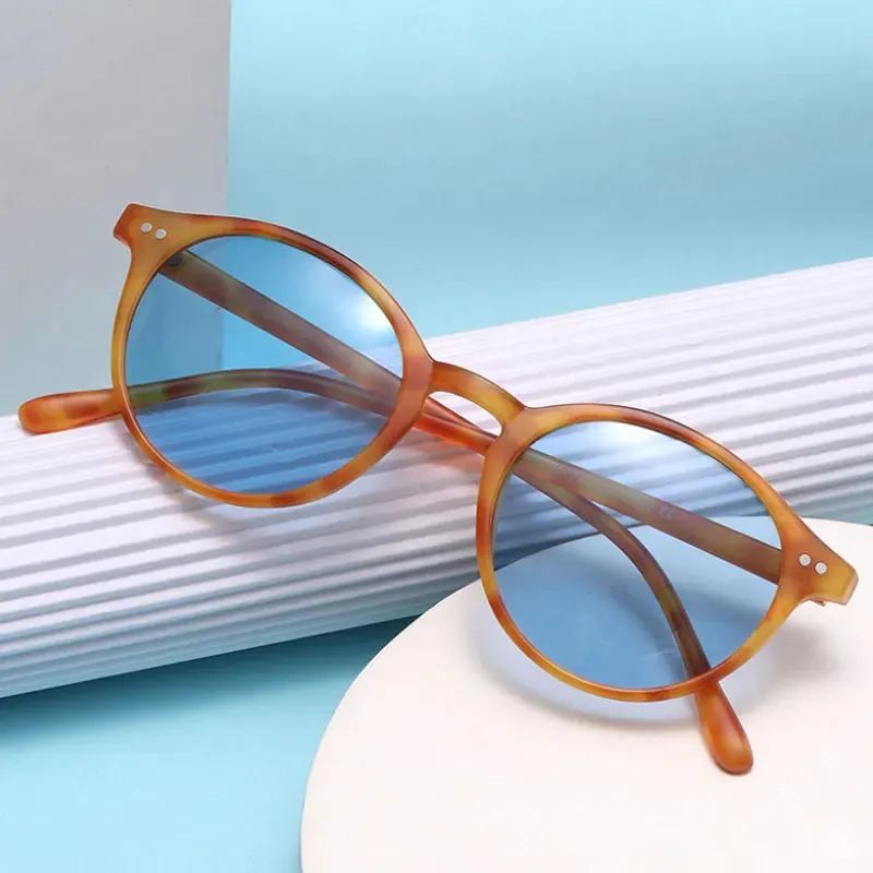 Retro Round UV400 Sunglasses for Men and Women sold by Elvoria London