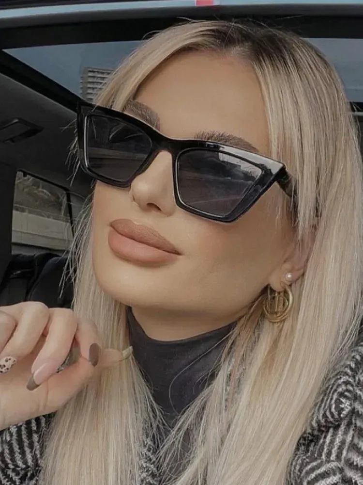 Vintage Square Cat Eye UV400 Sunglasses for Women sold by Elvoria London