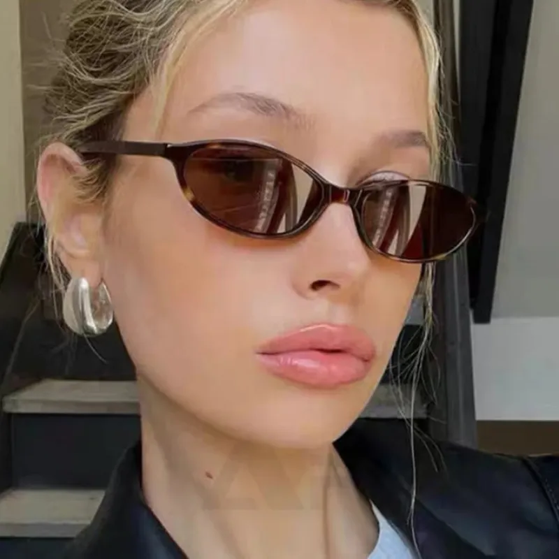 Stylish Oval Frame UV400 Sunglasses for Women sold by Elvoria London