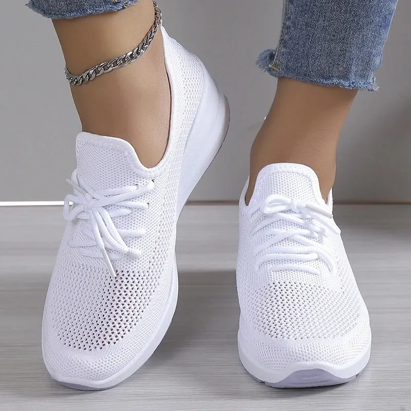 Comfortable and Breathable Mesh Slip-On Sneakers for Women sold by Elvoria London product image thumbnail 3