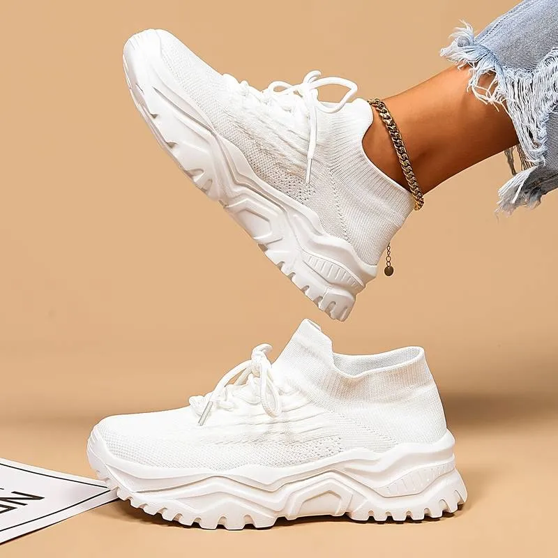 Comfortable and Lightweight Chunky Sole Trainers for Women sold by Elvoria London