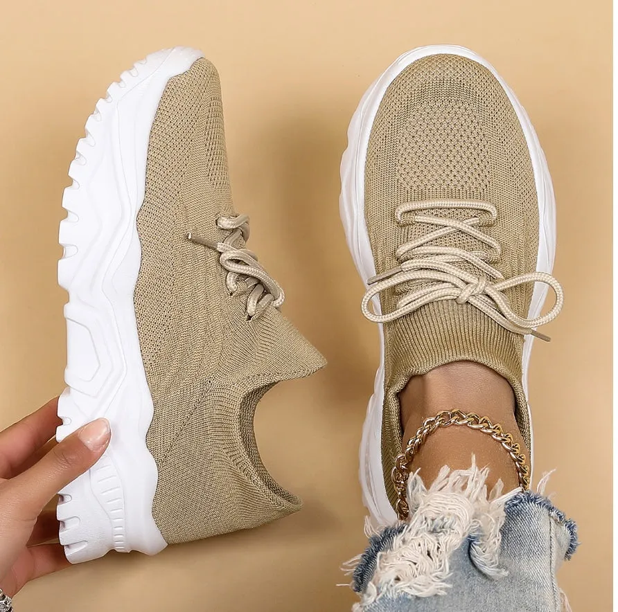 Comfortable and Lightweight Chunky Sole Trainers for Women sold by Elvoria London product image thumbnail 4