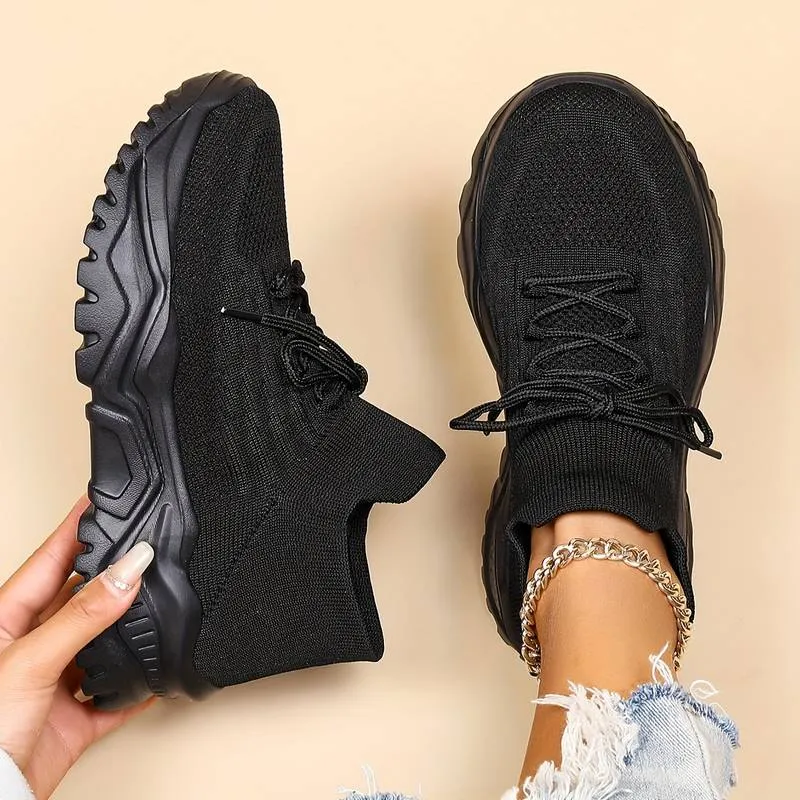 Comfortable and Lightweight Chunky Sole Trainers for Women sold by Elvoria London product image thumbnail 3