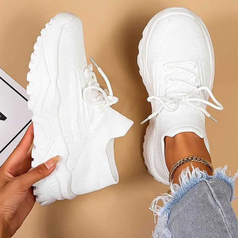 Comfortable and Lightweight Chunky Sole Trainers for Women sold by Elvoria London product image thumbnail 5