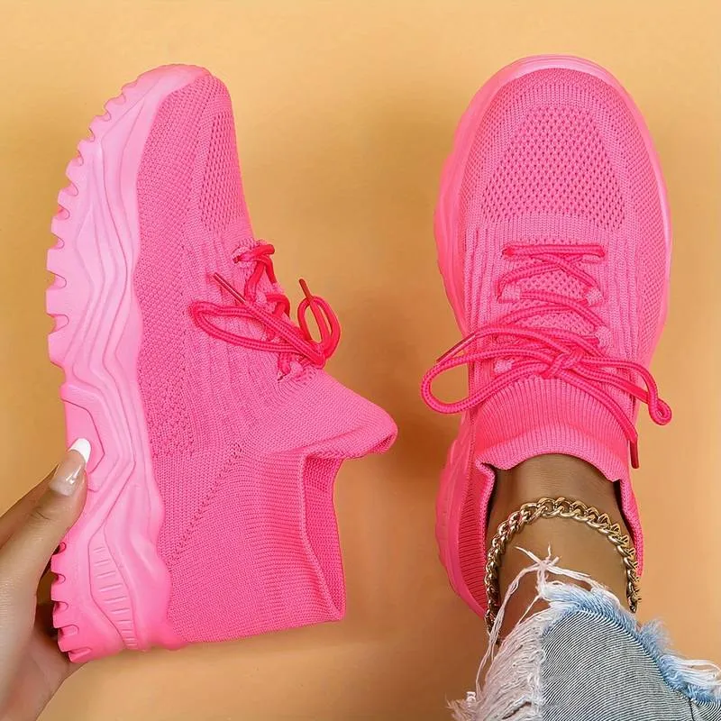 Comfortable and Lightweight Chunky Sole Trainers for Women sold by Elvoria London product image thumbnail 2