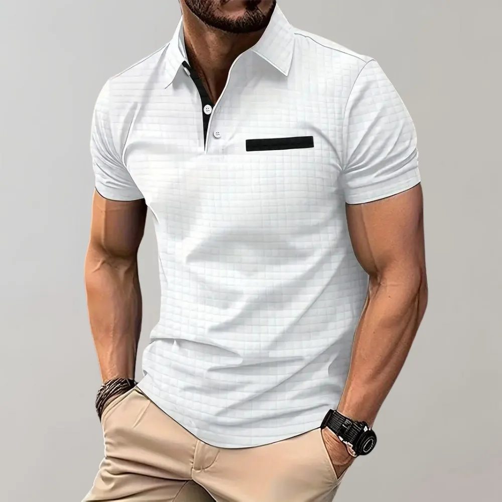 Modern and Refined Polo Shirt for Men sold by Elvoria London product image thumbnail 5