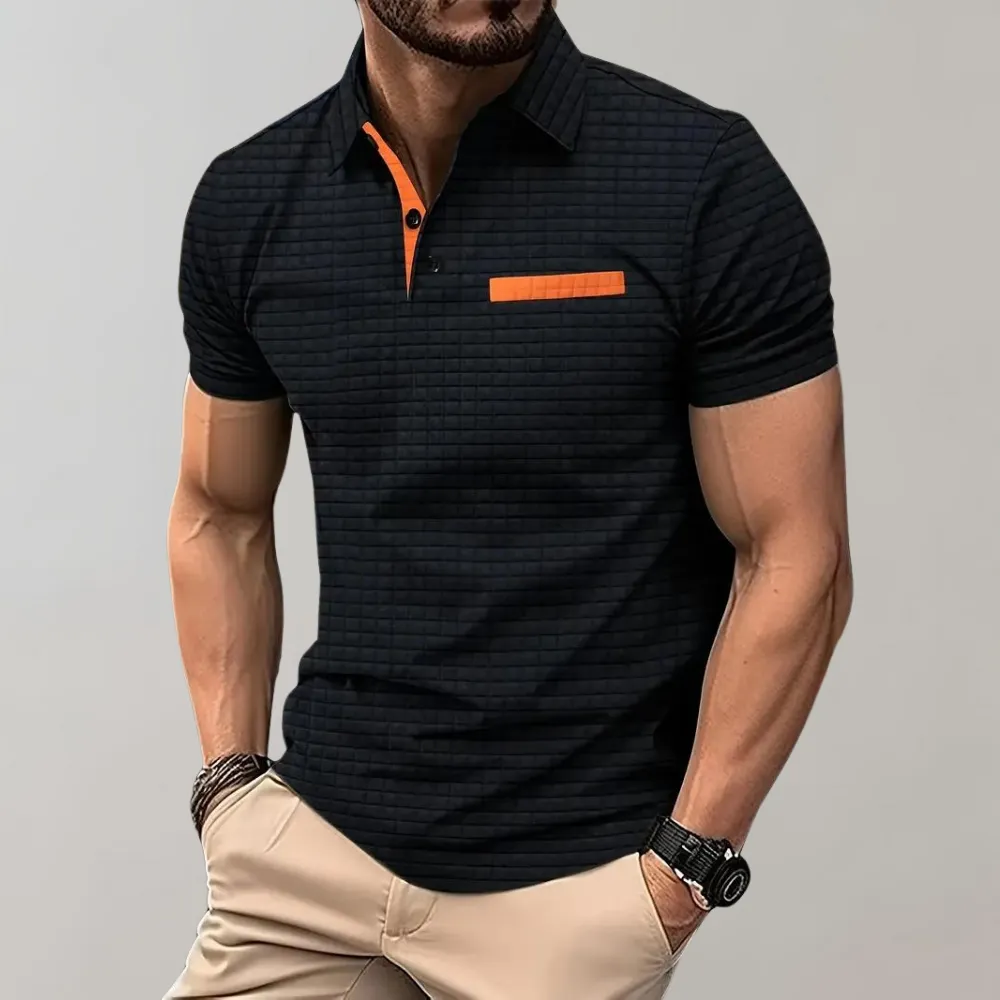 Modern and Refined Polo Shirt for Men sold by Elvoria London product image thumbnail 3