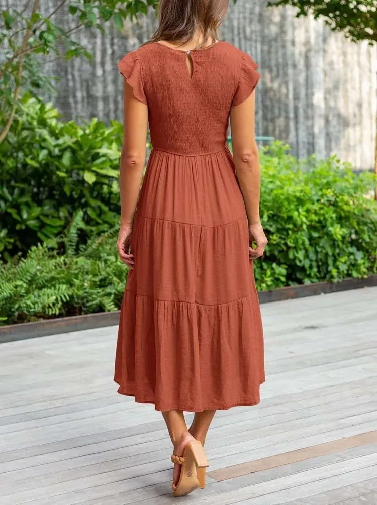 Stylish and Flowy Dress for Women sold by Elvoria London product image thumbnail 2