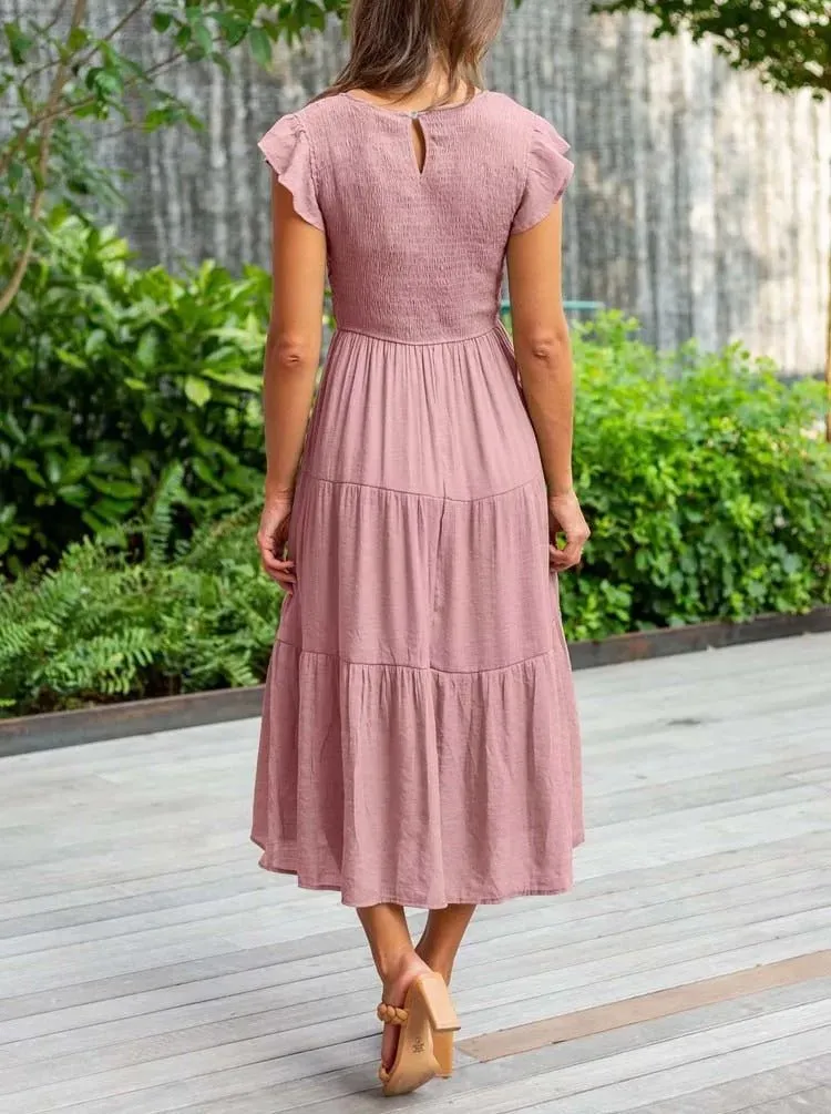 Stylish and Flowy Dress for Women sold by Elvoria London product image thumbnail 4