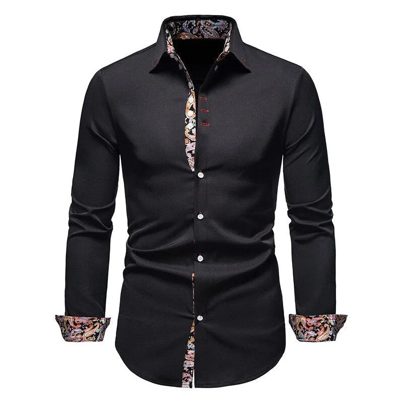 Stylish and Modern Long Sleeve Shirt for Men sold by Elvoria London product image thumbnail 5
