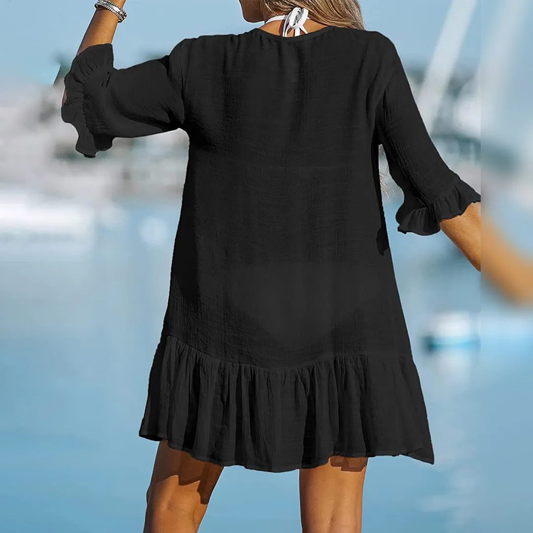 Trendy and Stylish Dress With Ruffles for Women sold by Elvoria London product image thumbnail 2