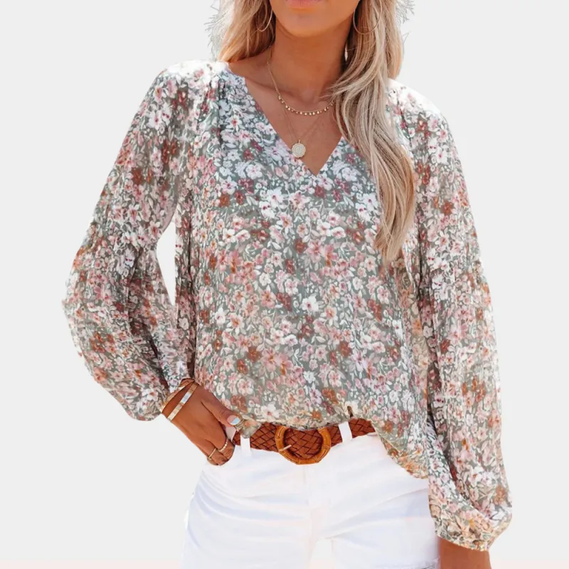 Stylish and Trendy Long-Sleeve Blouse for Women sold by Elvoria London
