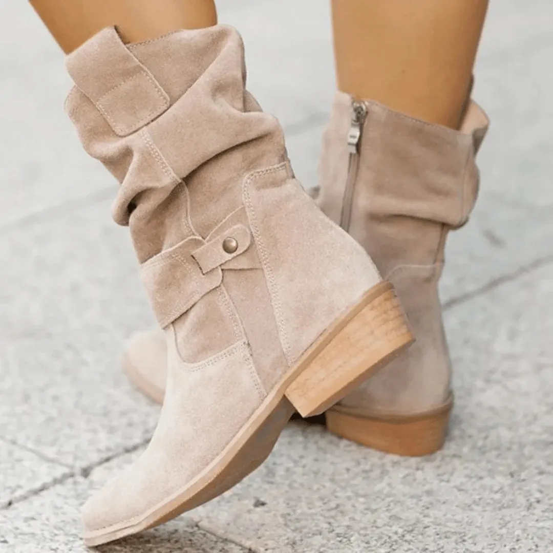 Elegant and Chic Zip Boots for Women sold by Elvoria London product image thumbnail 4