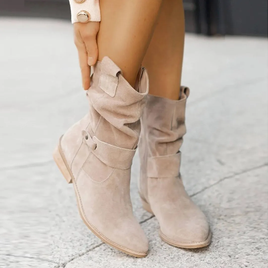 Elegant and Chic Zip Boots for Women sold by Elvoria London product image thumbnail 5