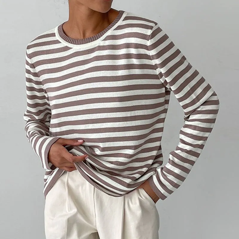 Stylish and Chic Striped Sweater for Women sold by Elvoria London product image thumbnail 4