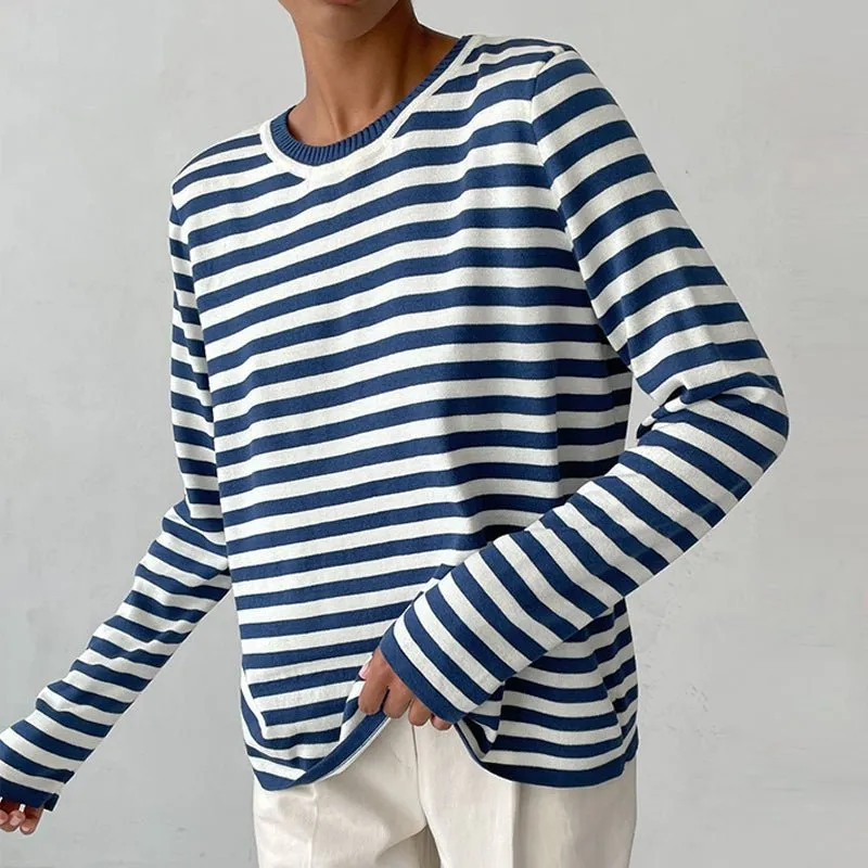 Stylish and Chic Striped Sweater for Women sold by Elvoria London