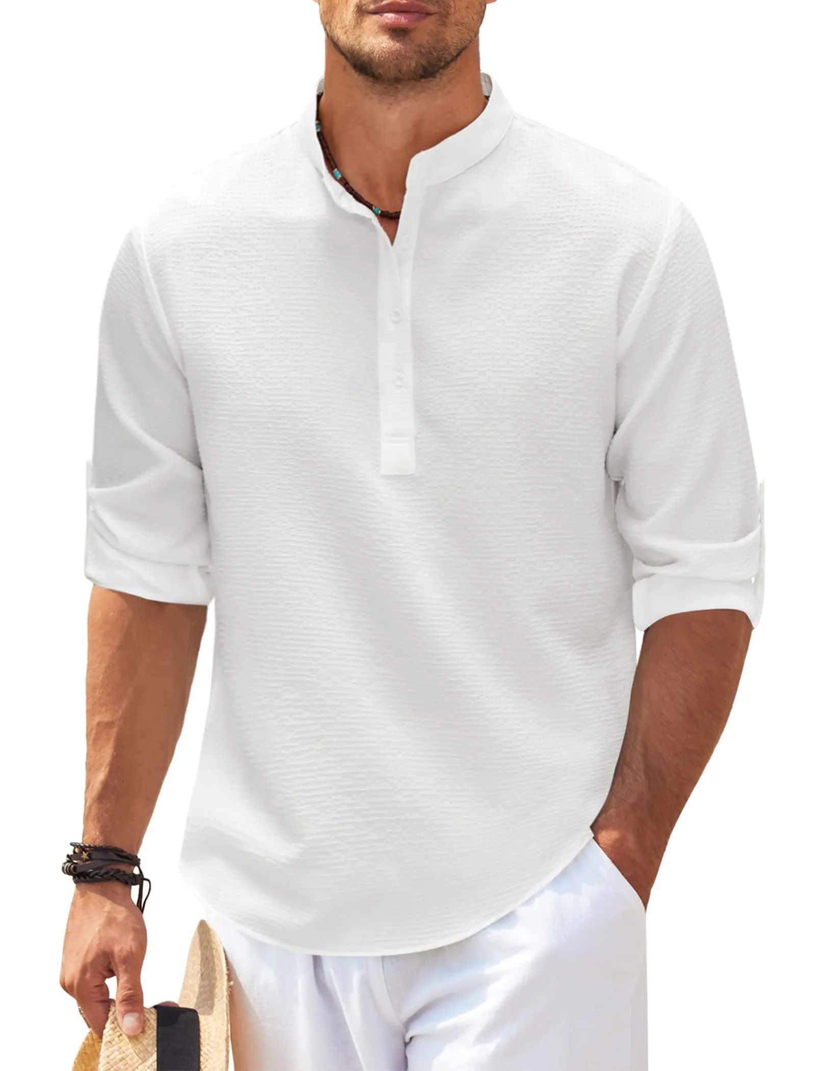 Stylish and Casual Long-Sleeve Shirt for Men sold by Elvoria London product image thumbnail 2