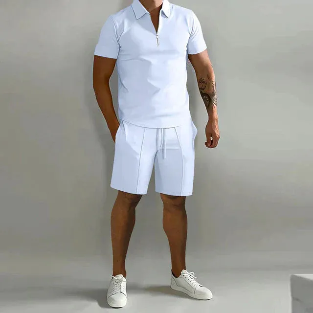Stylish Polo and Shorts Two-Piece Set for Men | Finn sold by Elvoria London product image thumbnail 4