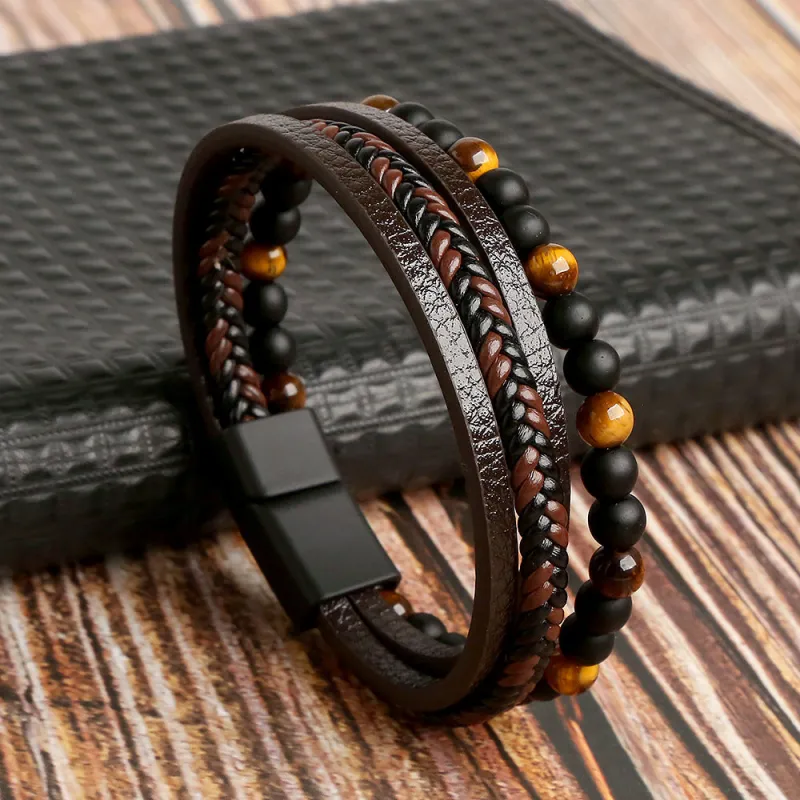 Stylish Bracelet Set for Men | Liam sold by Elvoria London