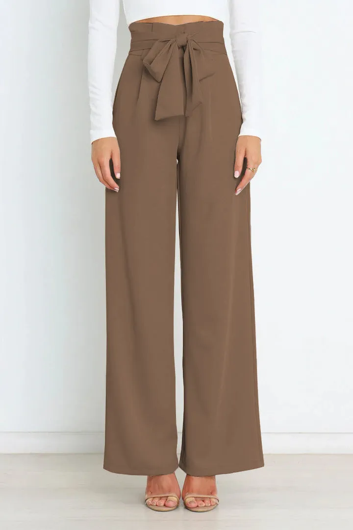 Stylish and Comfortable Wide Trousers for Women | Aaliyah sold by Elvoria London product image thumbnail 3