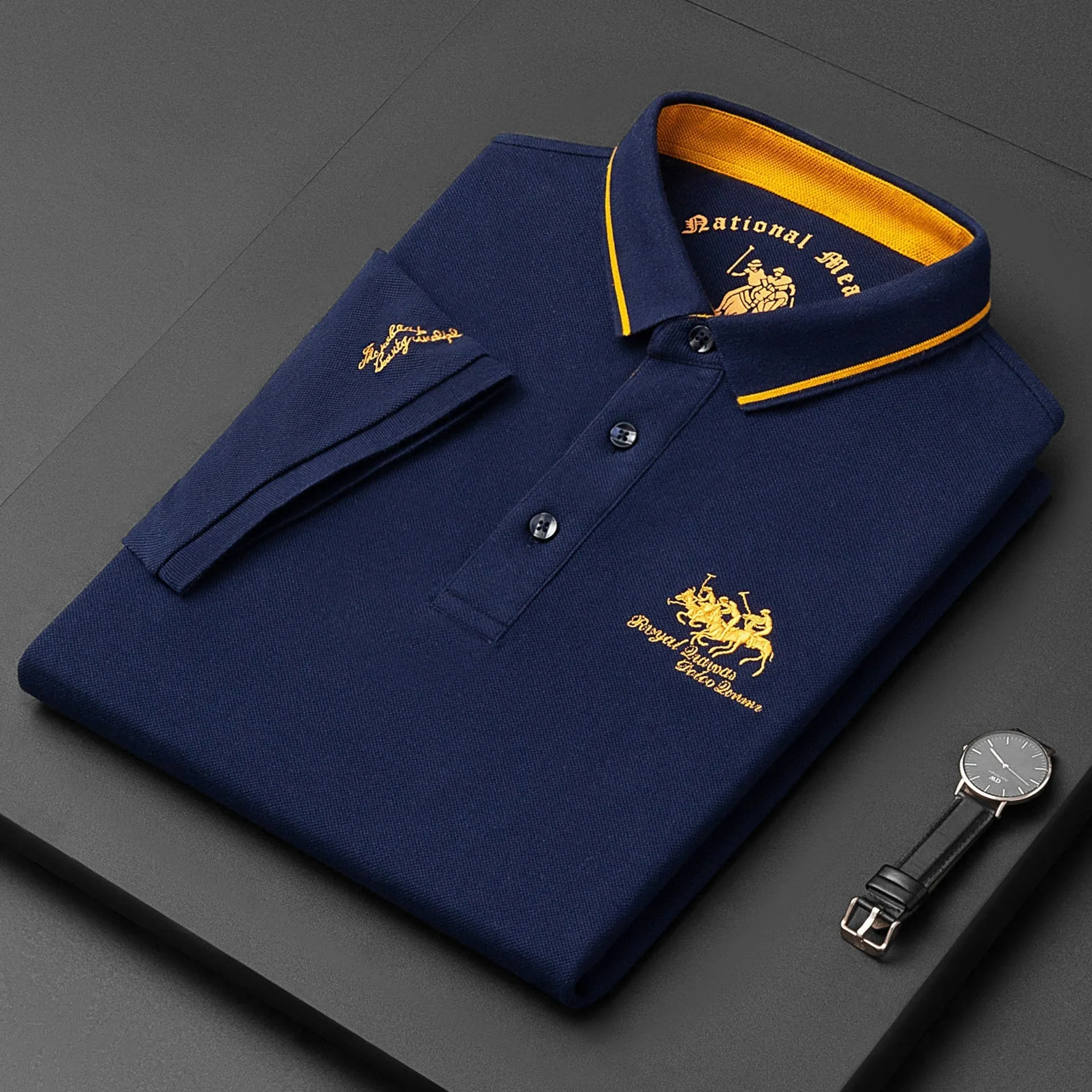 Stylish Fashion Polo Shirt for Men | Marvin sold by Elvoria London product image thumbnail 3
