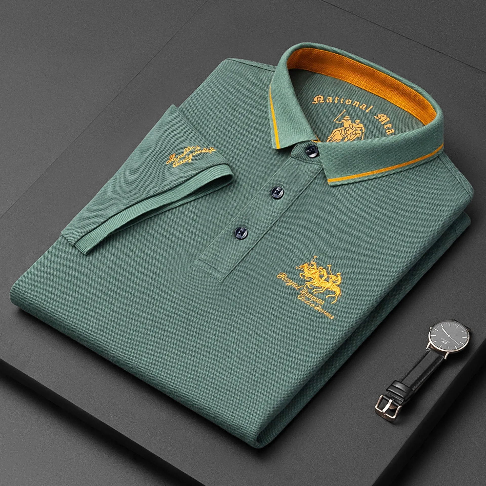 Stylish Fashion Polo Shirt for Men | Marvin sold by Elvoria London product image thumbnail 4