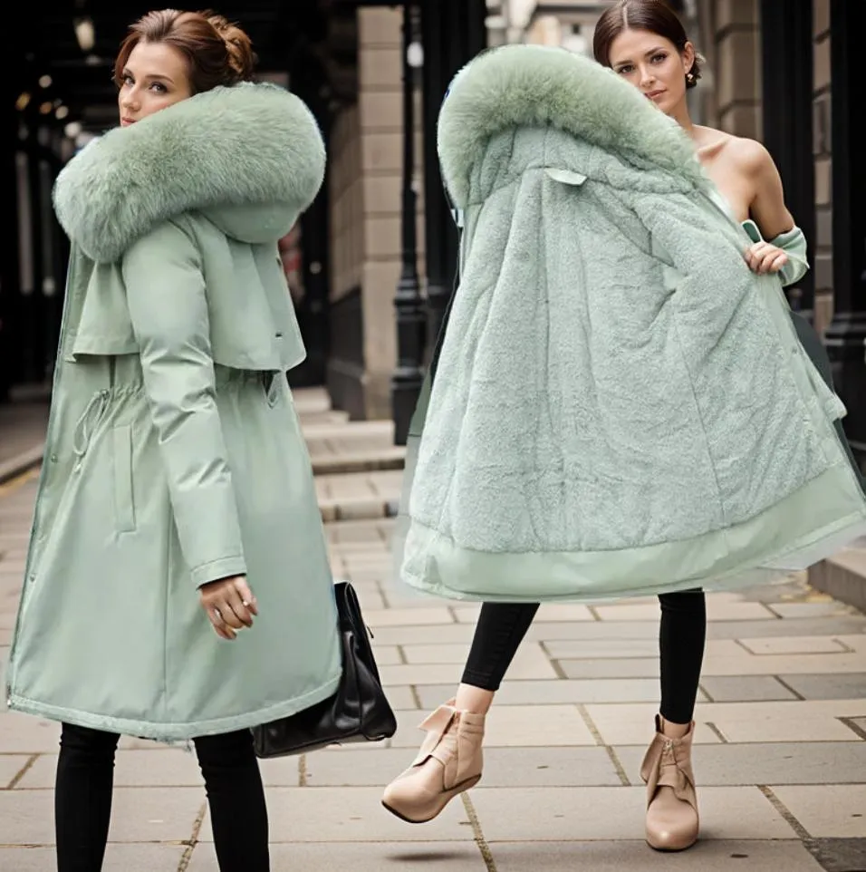 Women's Winter Parka - Waterproof and Hooded sold by Elvoria London product image thumbnail 4