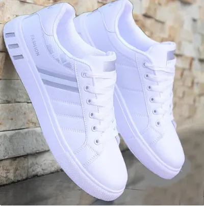 Men's Trainers - Lace-Up Design with Flat Sole sold by Elvoria London product image thumbnail 2