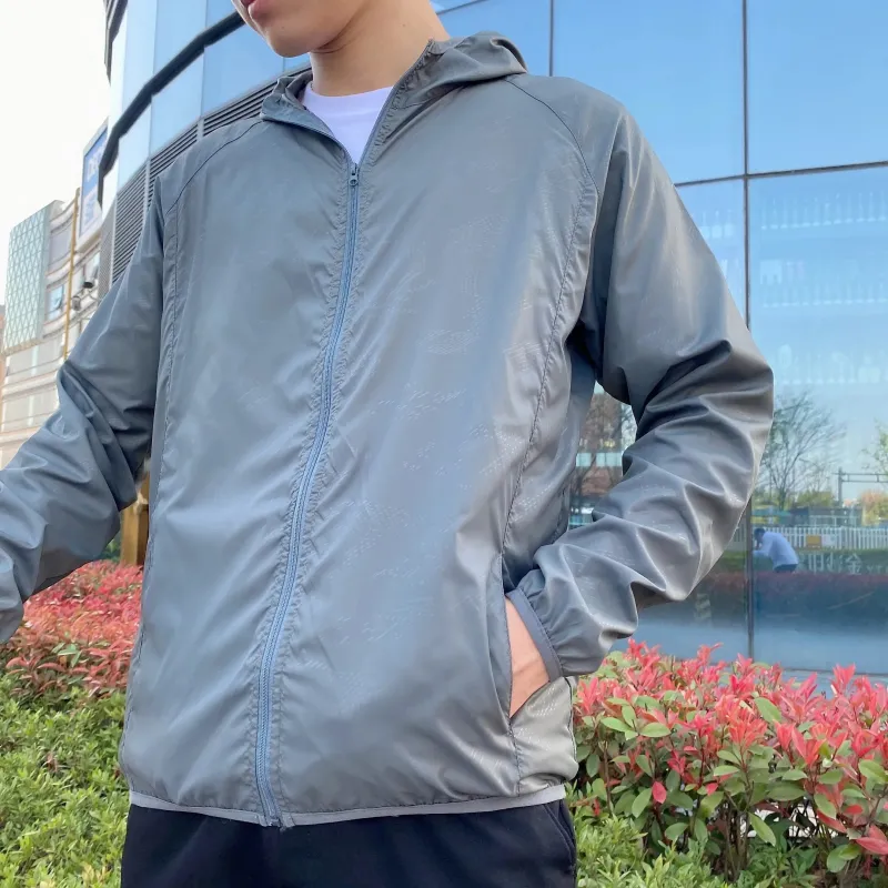 Sylar - Lightweight Windbreaker Spring Jacket for Men sold by Elvoria London