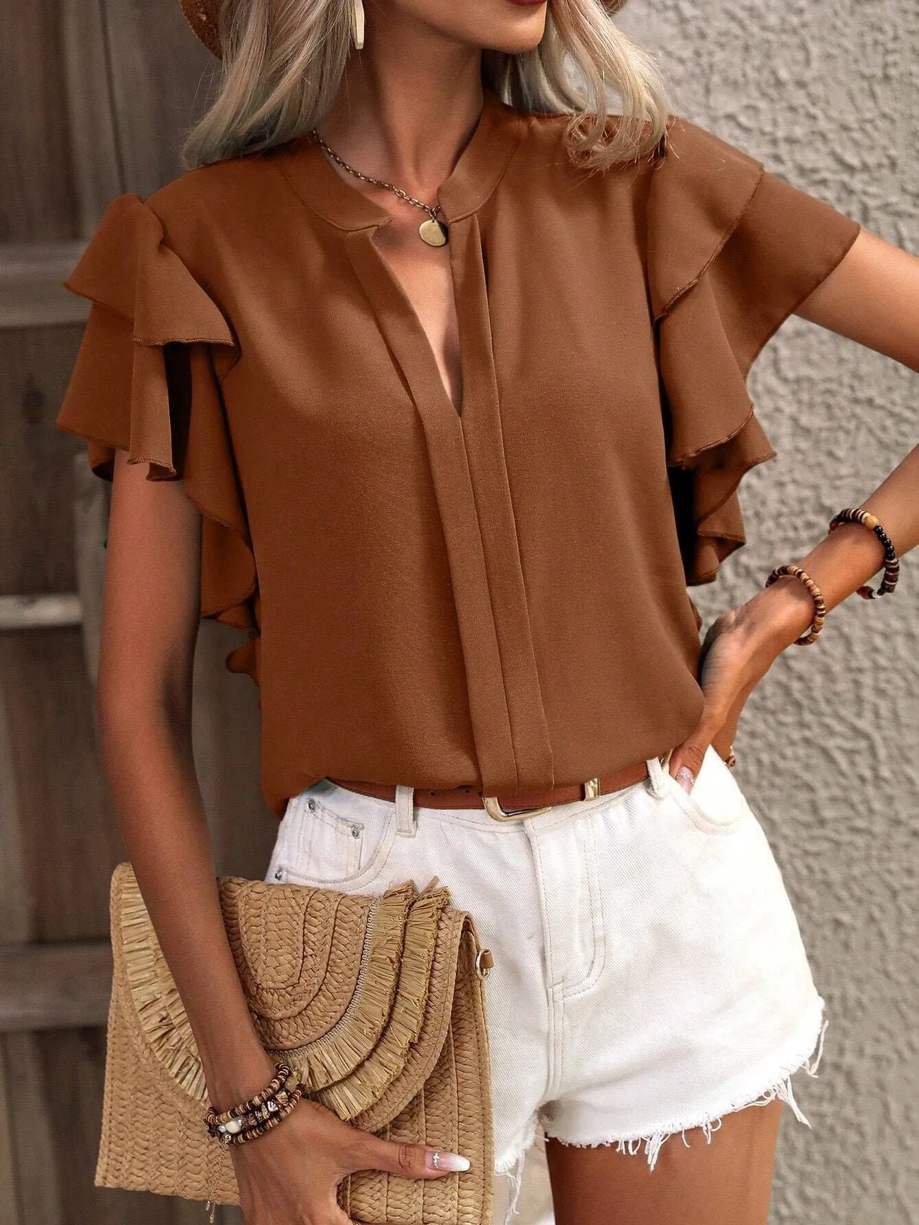 Isla - Elegant Sleeveless Blouse for Women sold by Elvoria London product image thumbnail 2