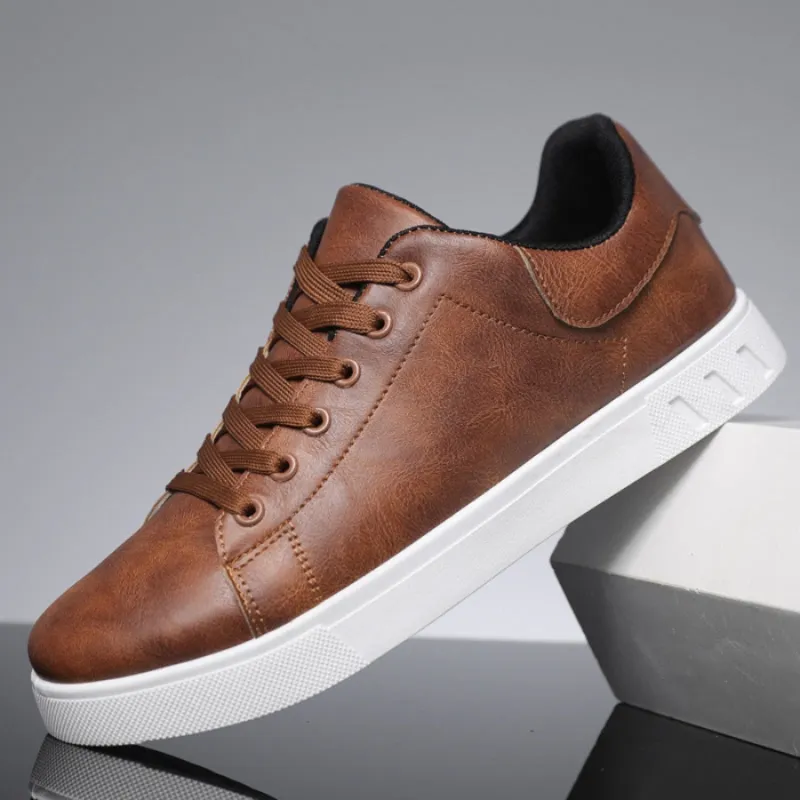 Stylish Leather Sneakers for Men sold by Elvoria London