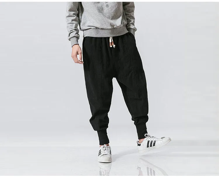 Men's Harem Joggers - Stylish Baggy Fit sold by Elvoria London product image thumbnail 3