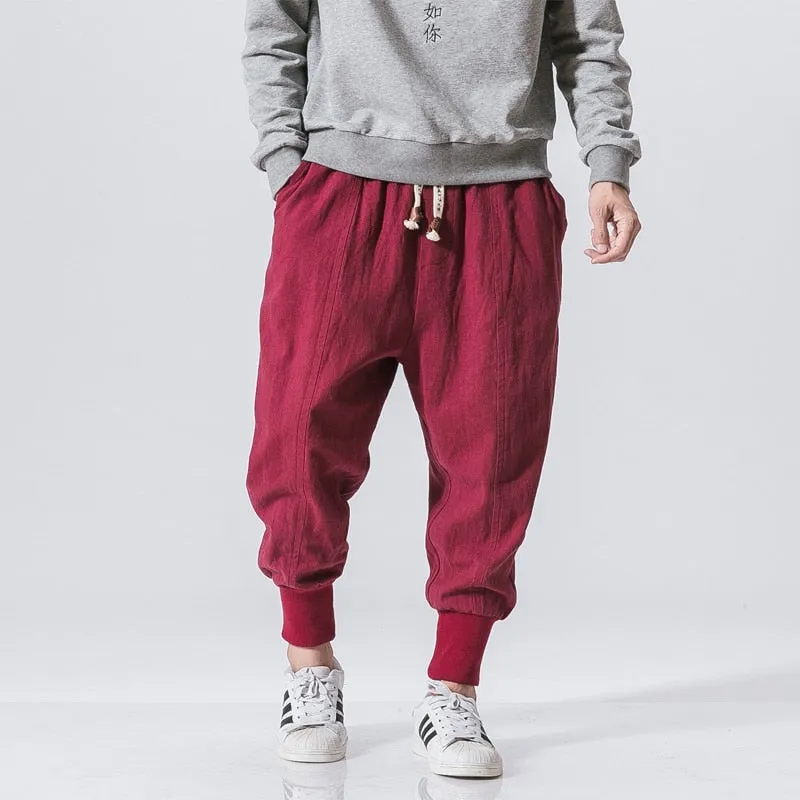 Men's Harem Joggers - Stylish Baggy Fit sold by Elvoria London product image thumbnail 4