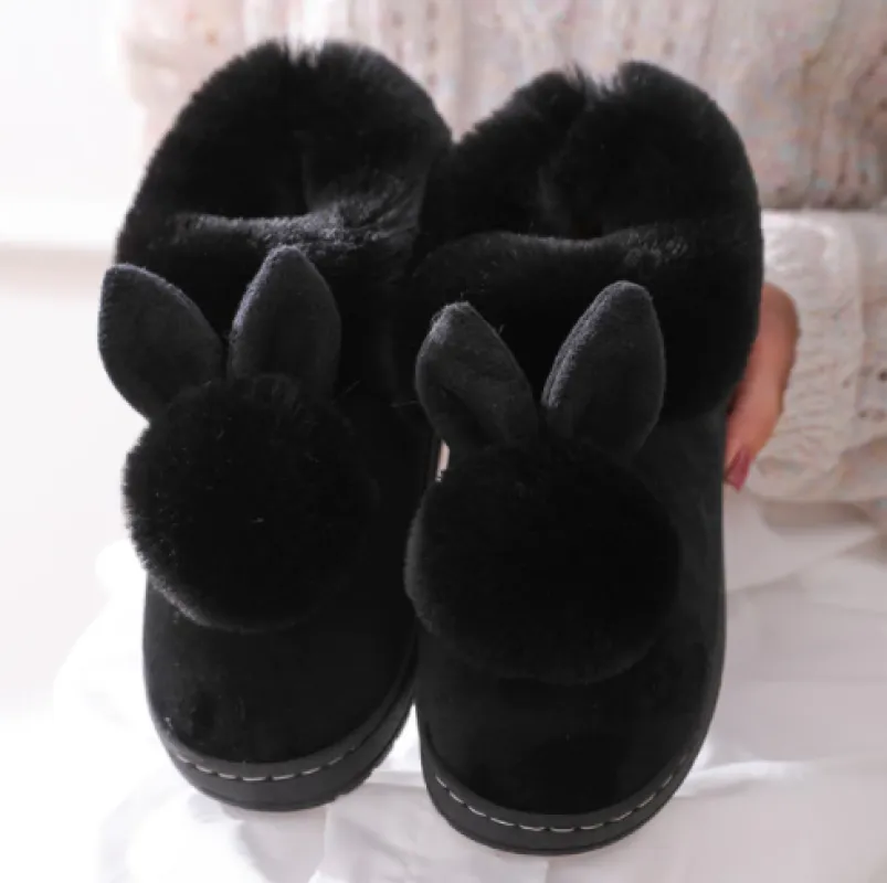 Lila - Cozy Bunny Winter Slippers for Women made by Elvoria London
