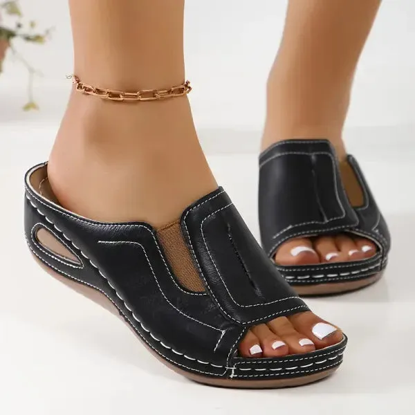 Comfortable Orthopaedic Slip-On Sandals for Women sold by Elvoria London