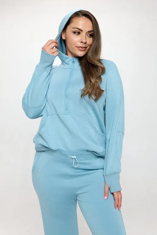 UltraComfy Quarter-Zip Hoodie - XL only sold by Deluxxie product image thumbnail 3