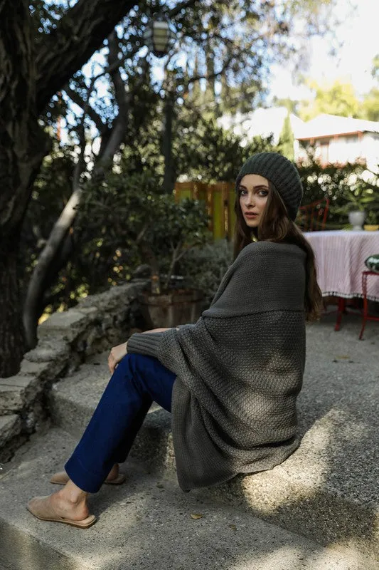 Boucle Rib Knit Beret sold by Deluxxie product image thumbnail 2