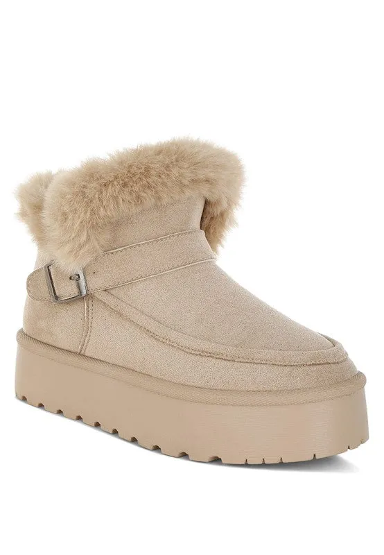 Linka Pin Buckle Detail Snow Boots sold by Deluxxie product image thumbnail 5