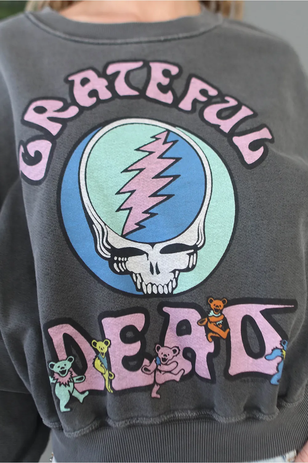 Grateful Dead Stealie Bears Sweatshirt by People of Leisure sold by Deluxxie product image thumbnail 3