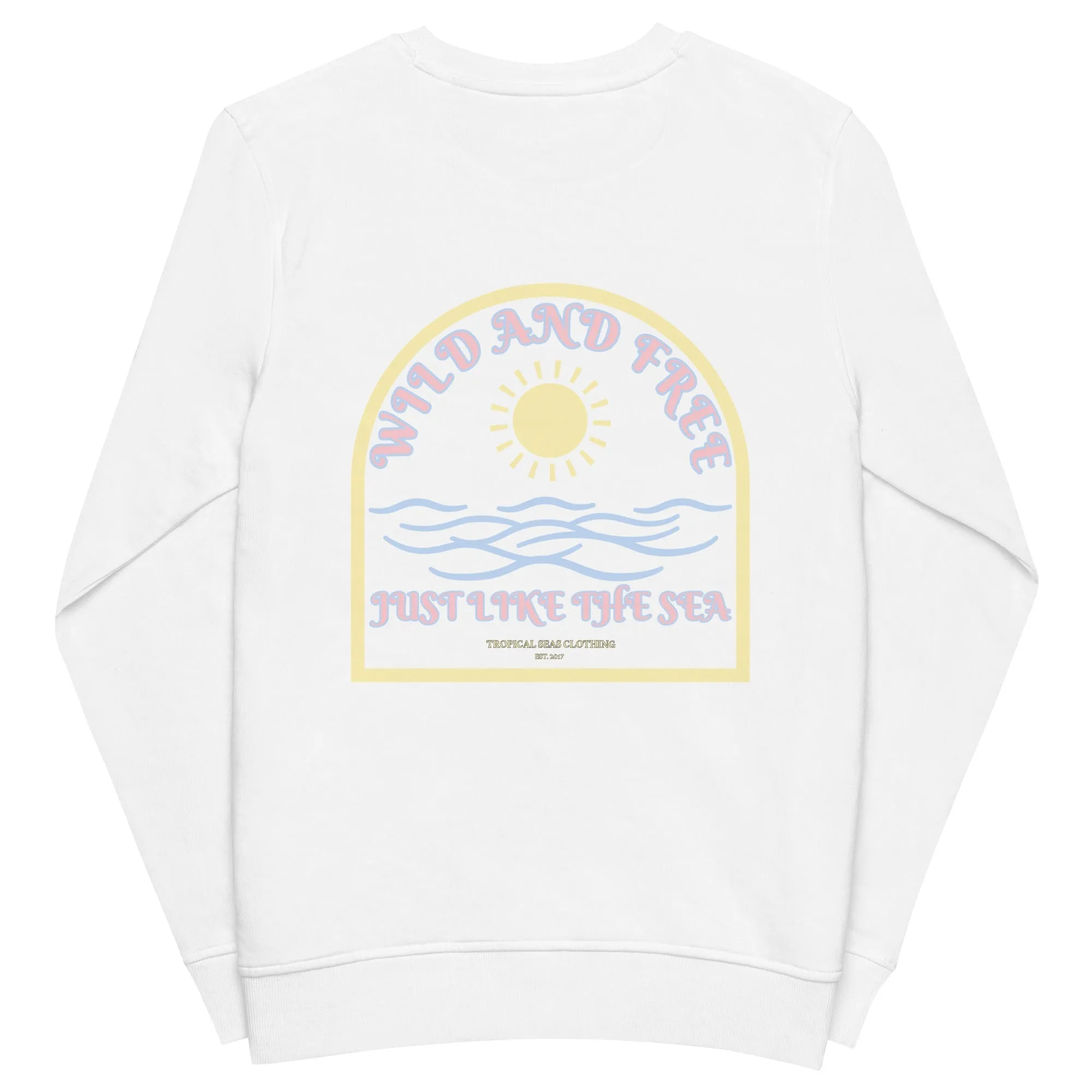 Women's Wild and Free organic sweatshirt by Tropical Seas Clothing sold by Deluxxie product image thumbnail 4