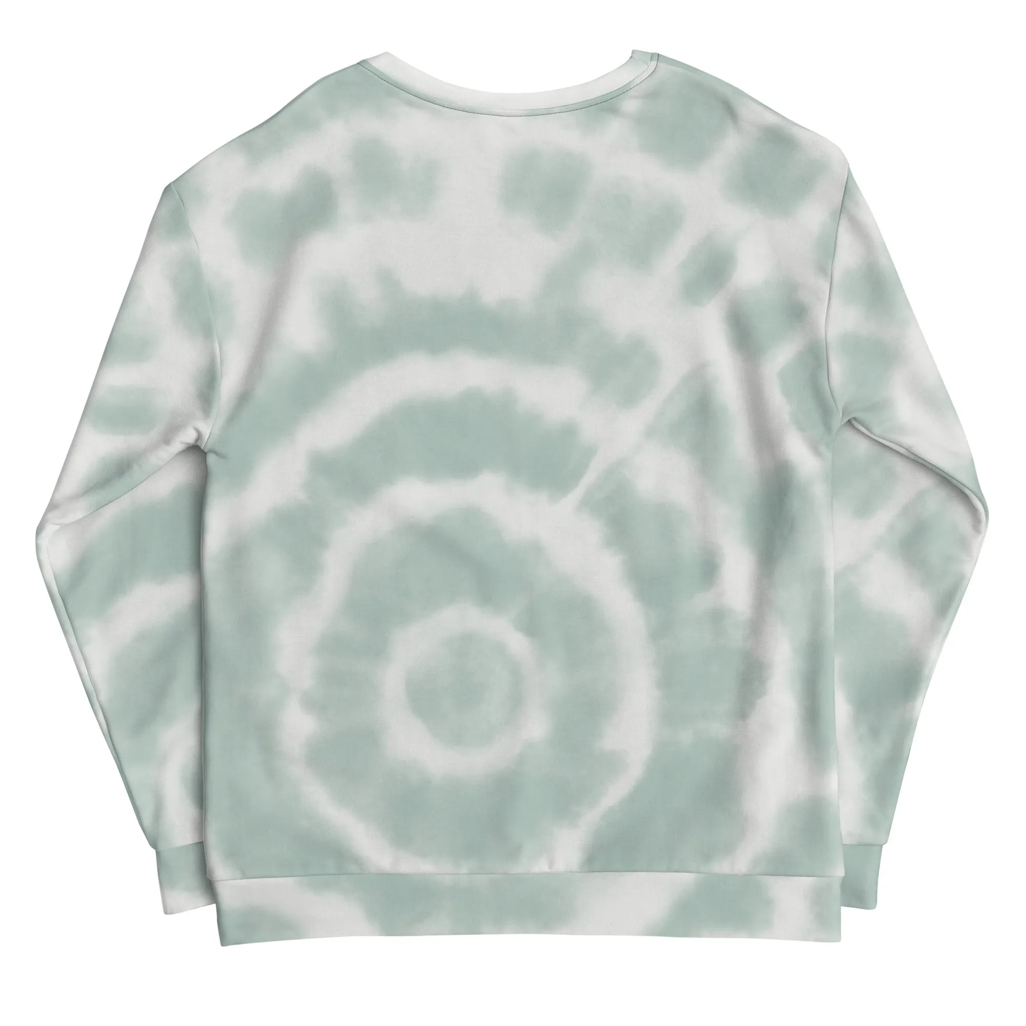 Green Tie-Dye Vibe Tropical Sweatshirt by Tropical Seas Clothing sold by Deluxxie product image thumbnail 2