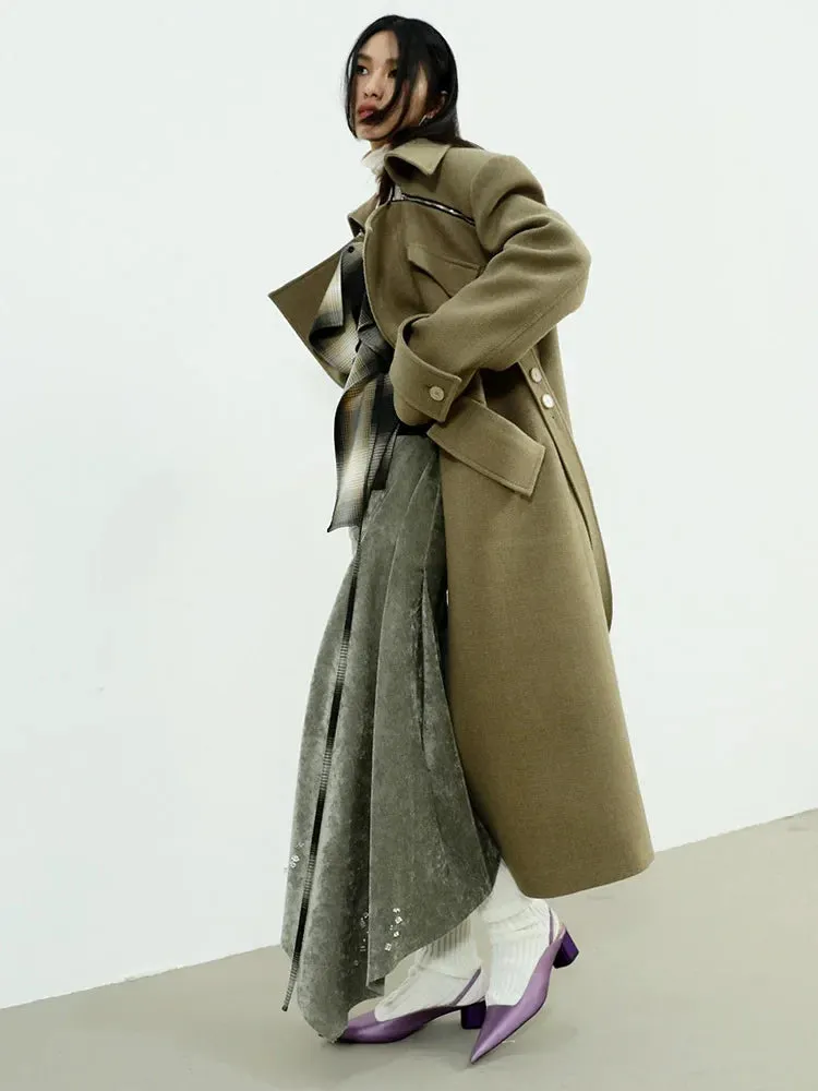 Mermadee Velvet Pleated Long Skirt by Marigold Shadows sold by Deluxxie product image thumbnail 5