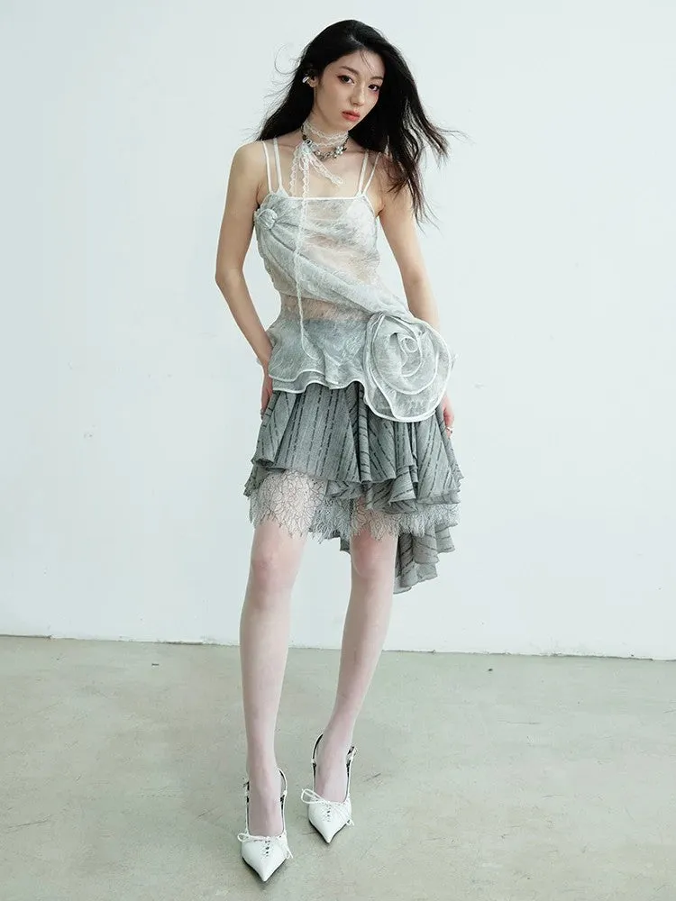 Charlie Layered Ruffle Skirt by Marigold Shadows sold by Deluxxie product image thumbnail 3