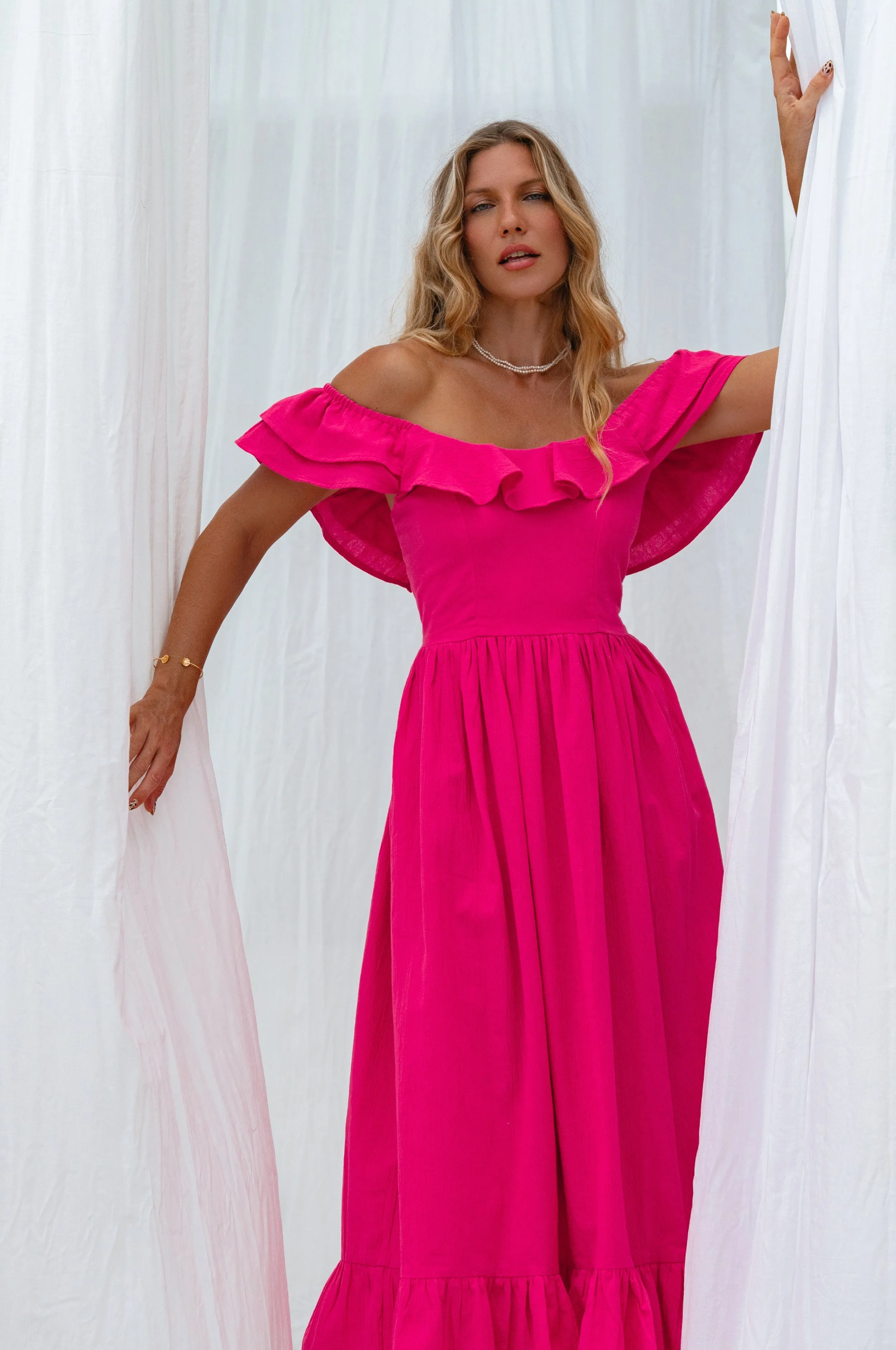 Alethea Summer Midi Dress by Bali ELF sold by Deluxxie product image thumbnail 3